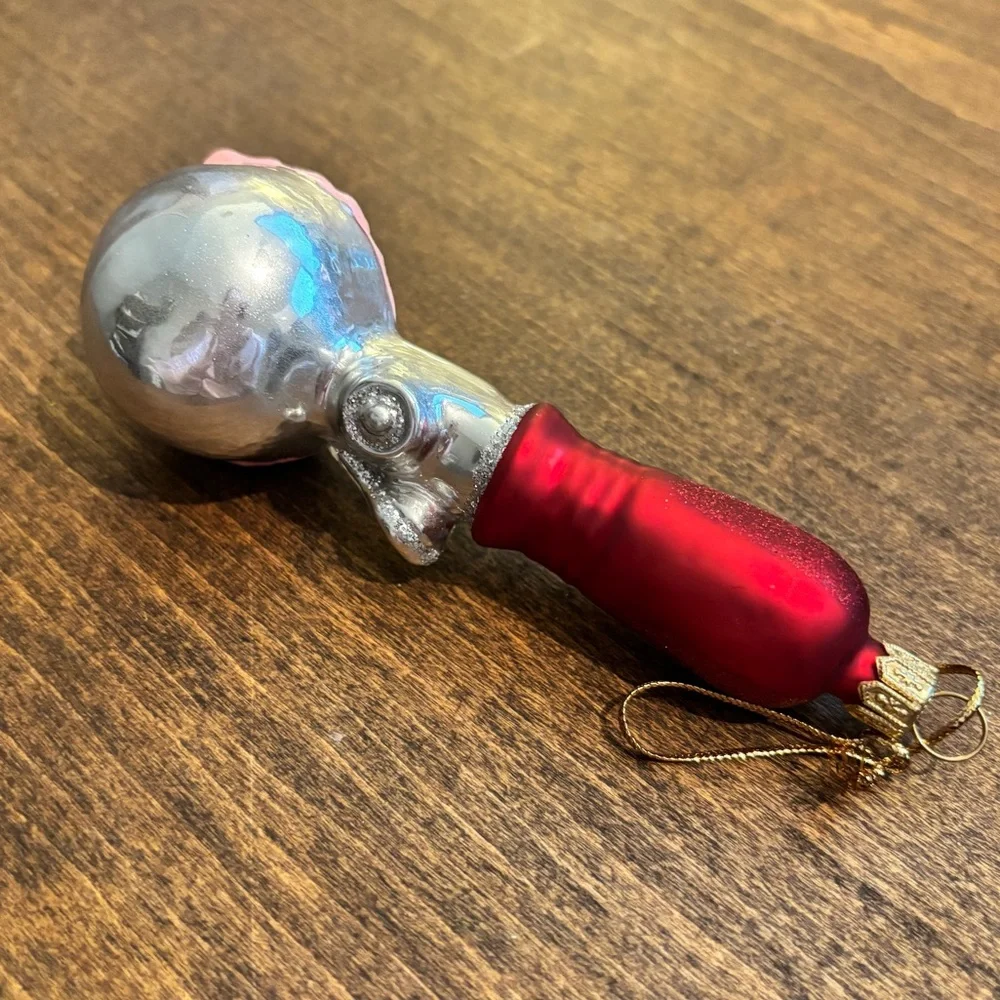 Sur Le Table Strawberry Ice Cream Scoop Ornament